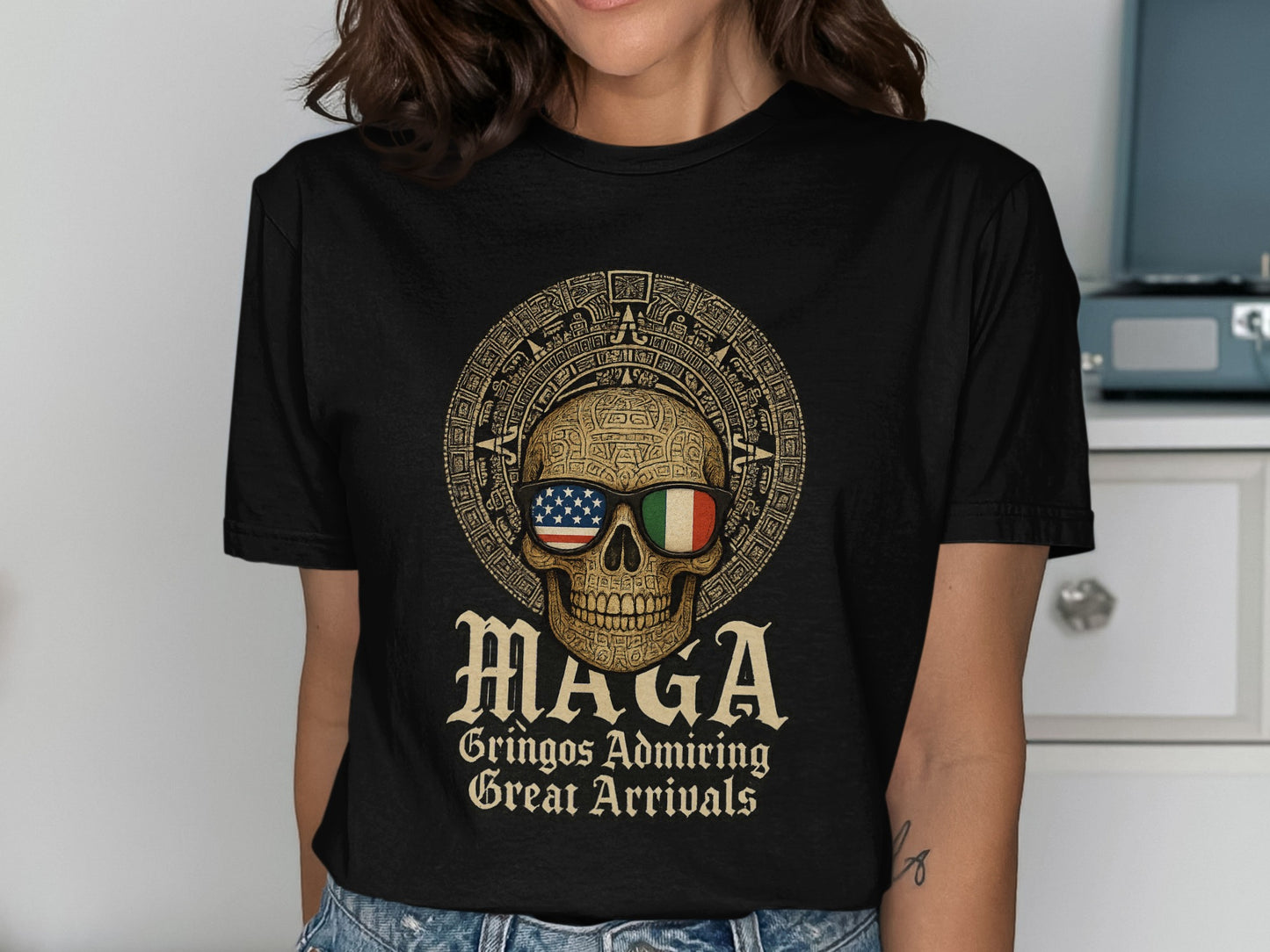 MAGA Gringos Admiring Great Arrivals Shirt product