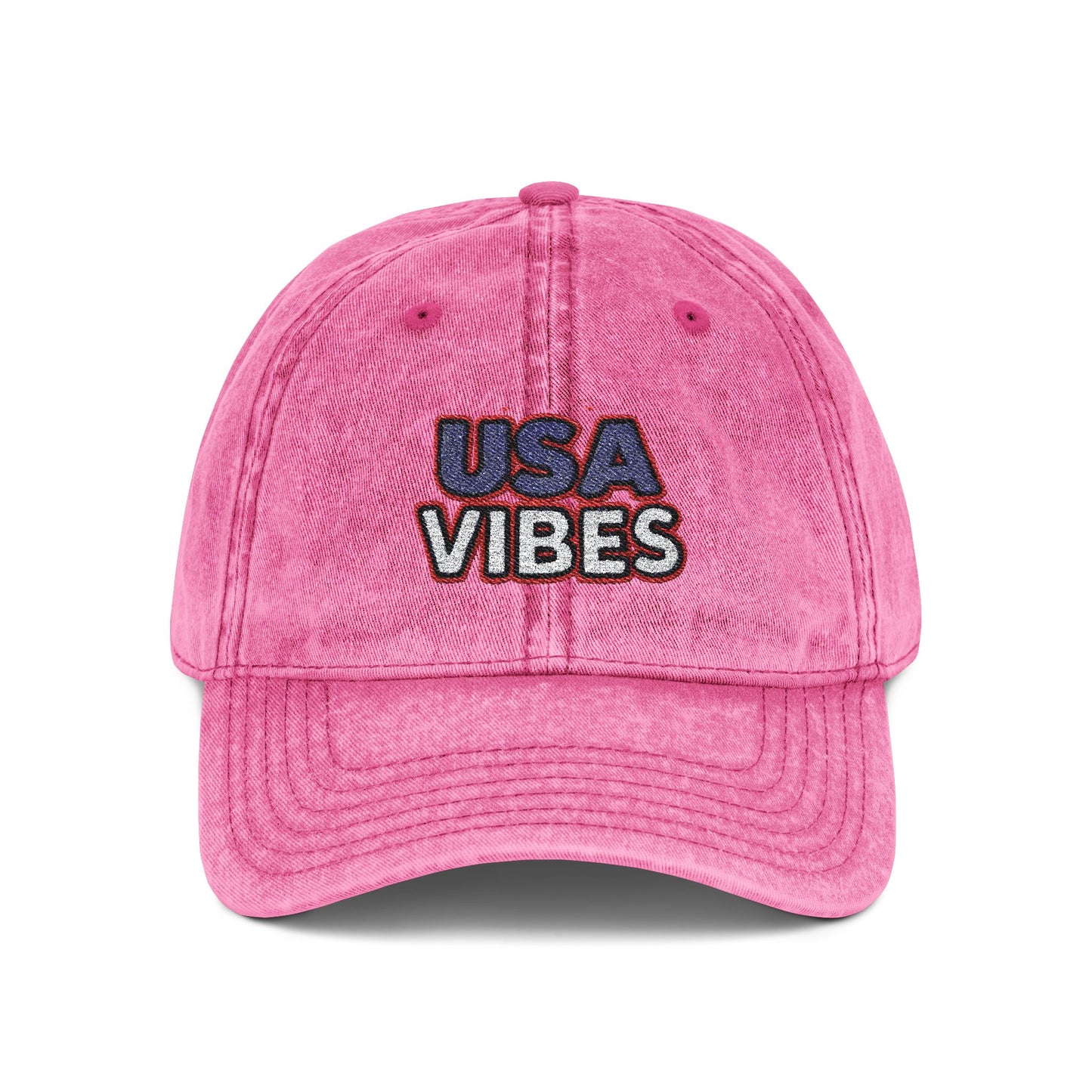 4th of July Quality Hat Vintage Embroidered Dog Cap -  4th of July