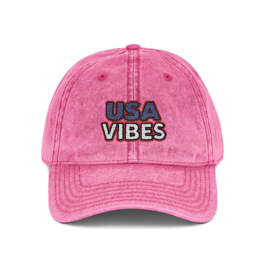 4th of July Quality Hat Vintage Embroidered Dog Cap -  4th of July