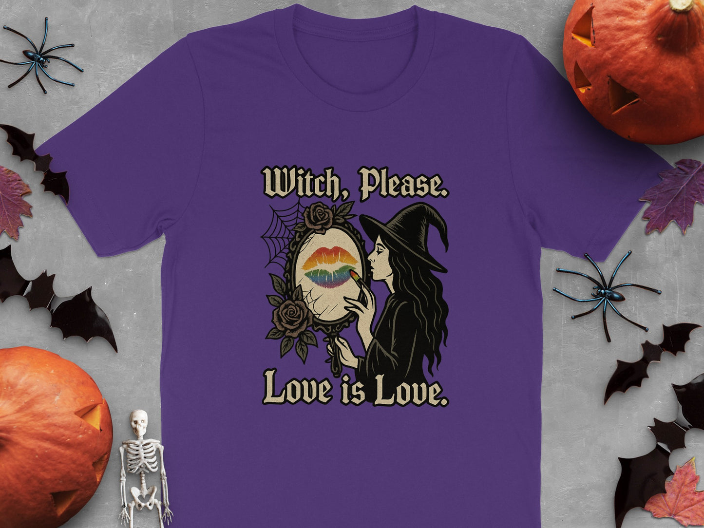 Witch Please Love is Love Halloween T-shirt product