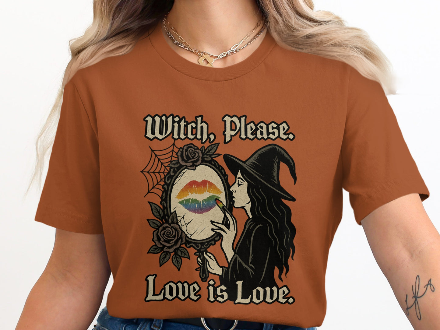 Witch Please Love is Love Graphic T-Shirt product