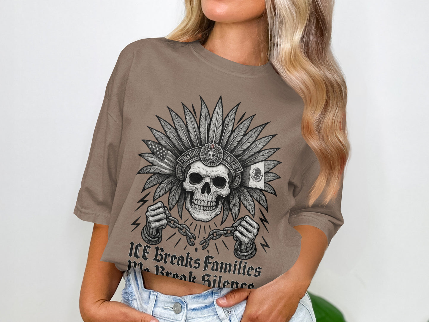 ICE Breaks Families No Break Silence T-shirt