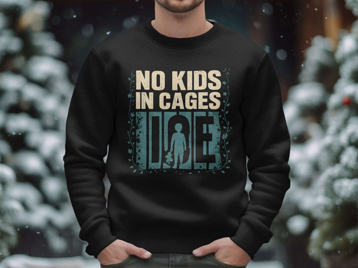 No Kids In Cages This is Our Home Sweatshirt product