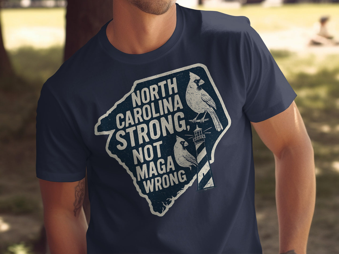 North Carolina Strong Not Maga Wrong T-Shirt Product