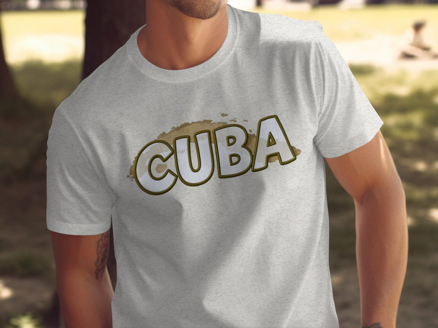 Stylish Cuba Print T-Shirt Ideal Casual Clothing product type