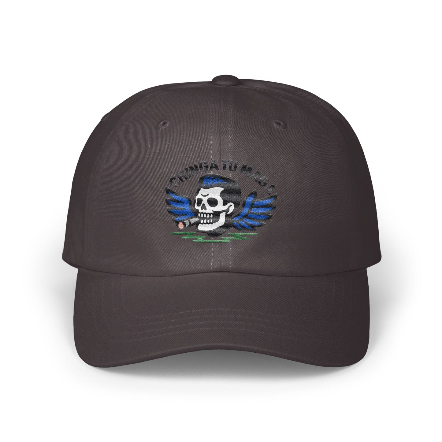 Skull with Wings and Cigar Design Hat product