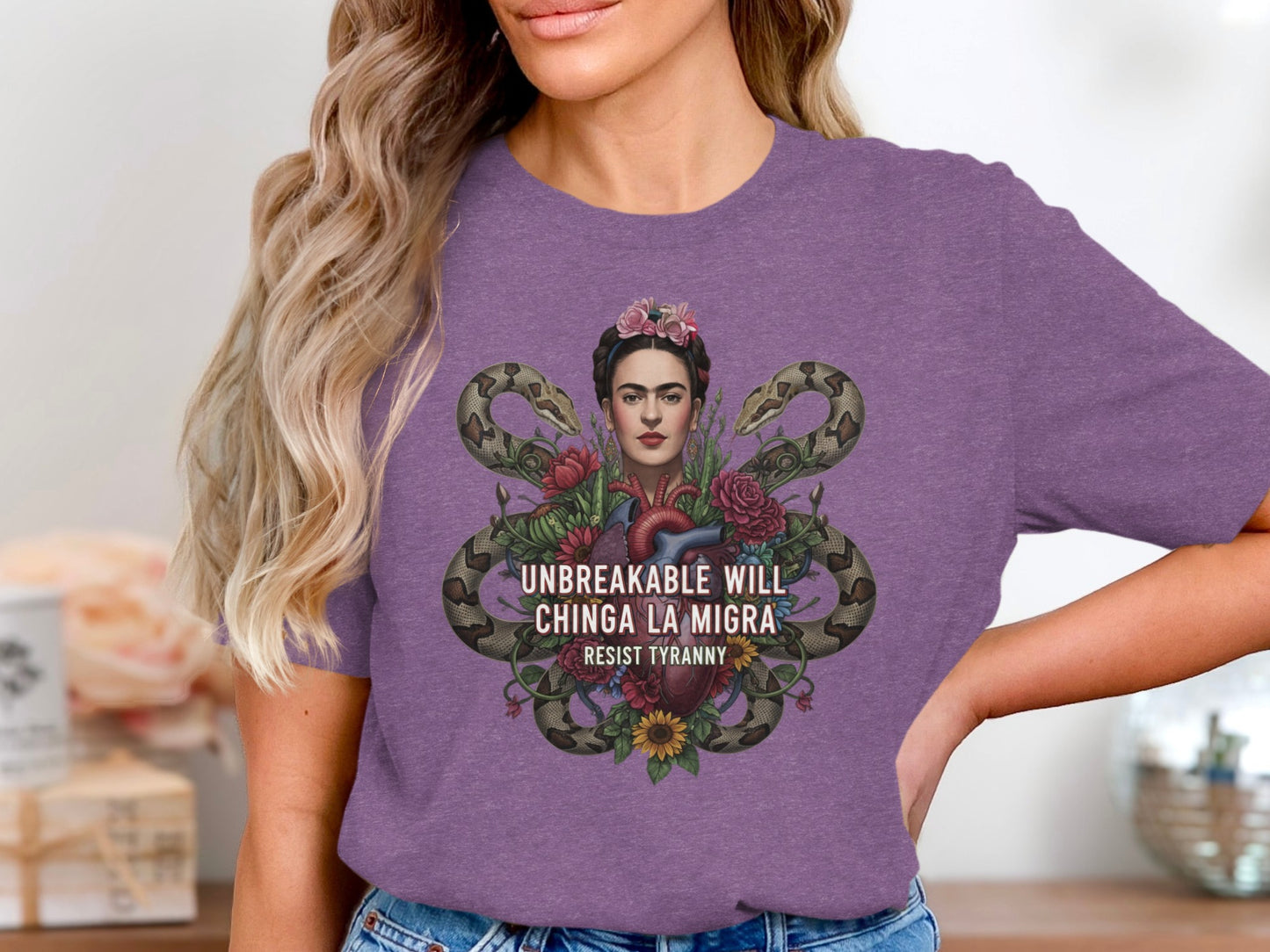 Unbreakable Will Chinga La Migra Shirt product type