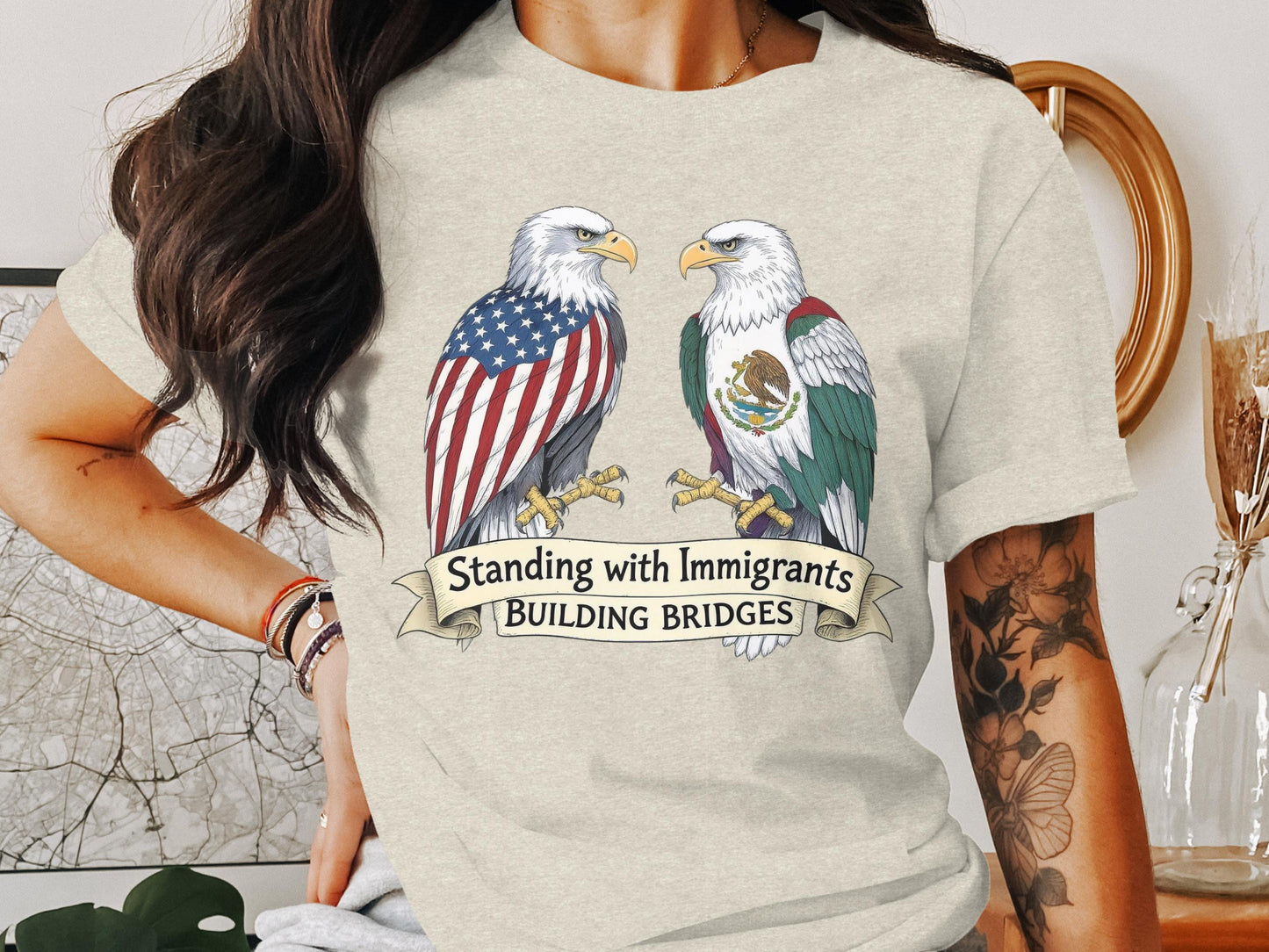 Standing with Immigrants Building Bridges product type