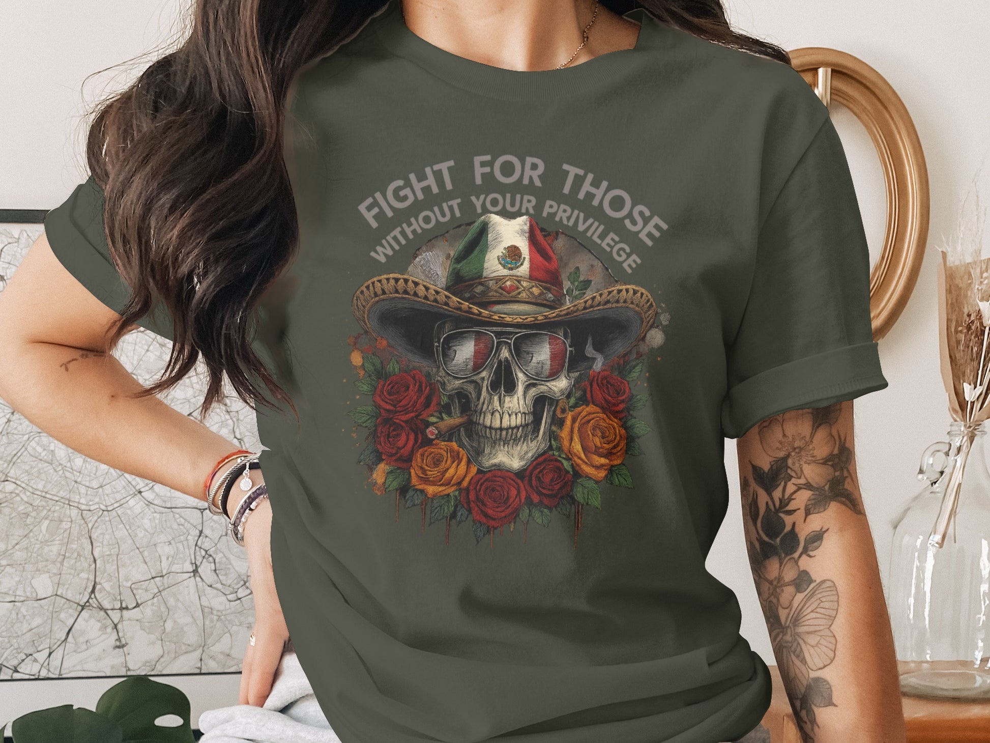 Fight for Those Without Your Privilege Graphic T-Shirt