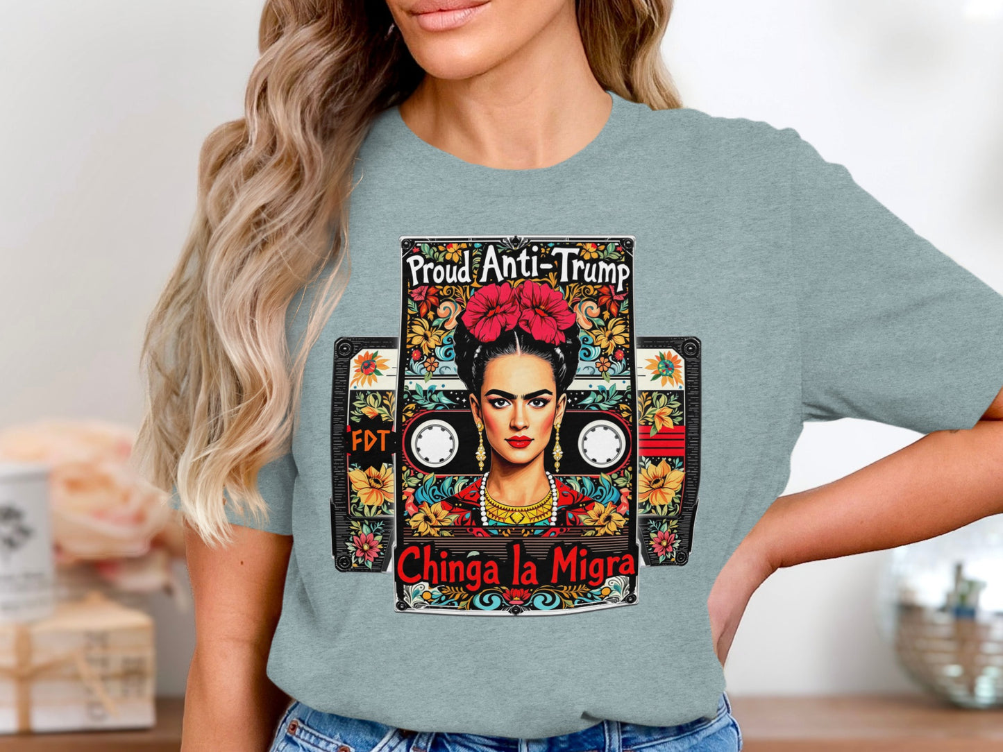 Proud Anti-Trump Chinga La Migra T-shirt product
