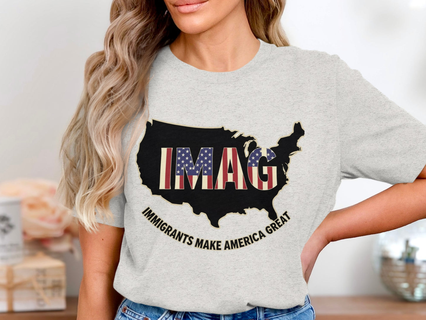 Immigrants Make America Great Graphic T-shirt product