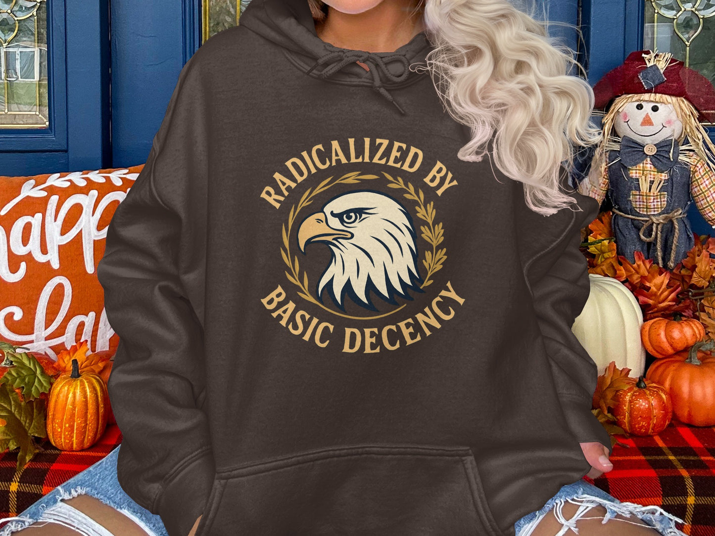 Radicalized By Basic Decency Hoodie product