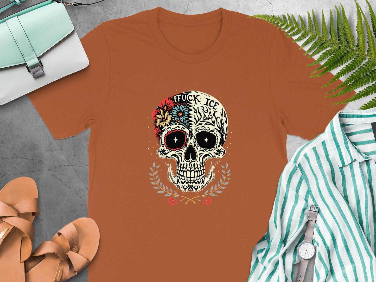 Day of the Dead Sugar Skull Graphic Tee product type