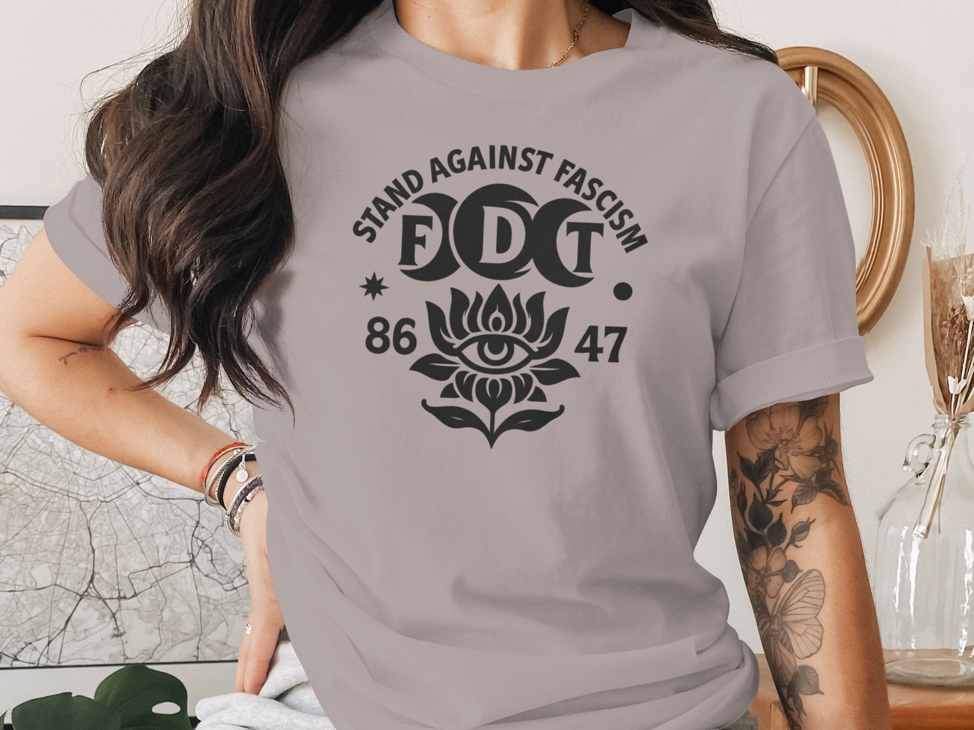 Stand Against Fascism FDT 86 47 Graphic Tee Product
