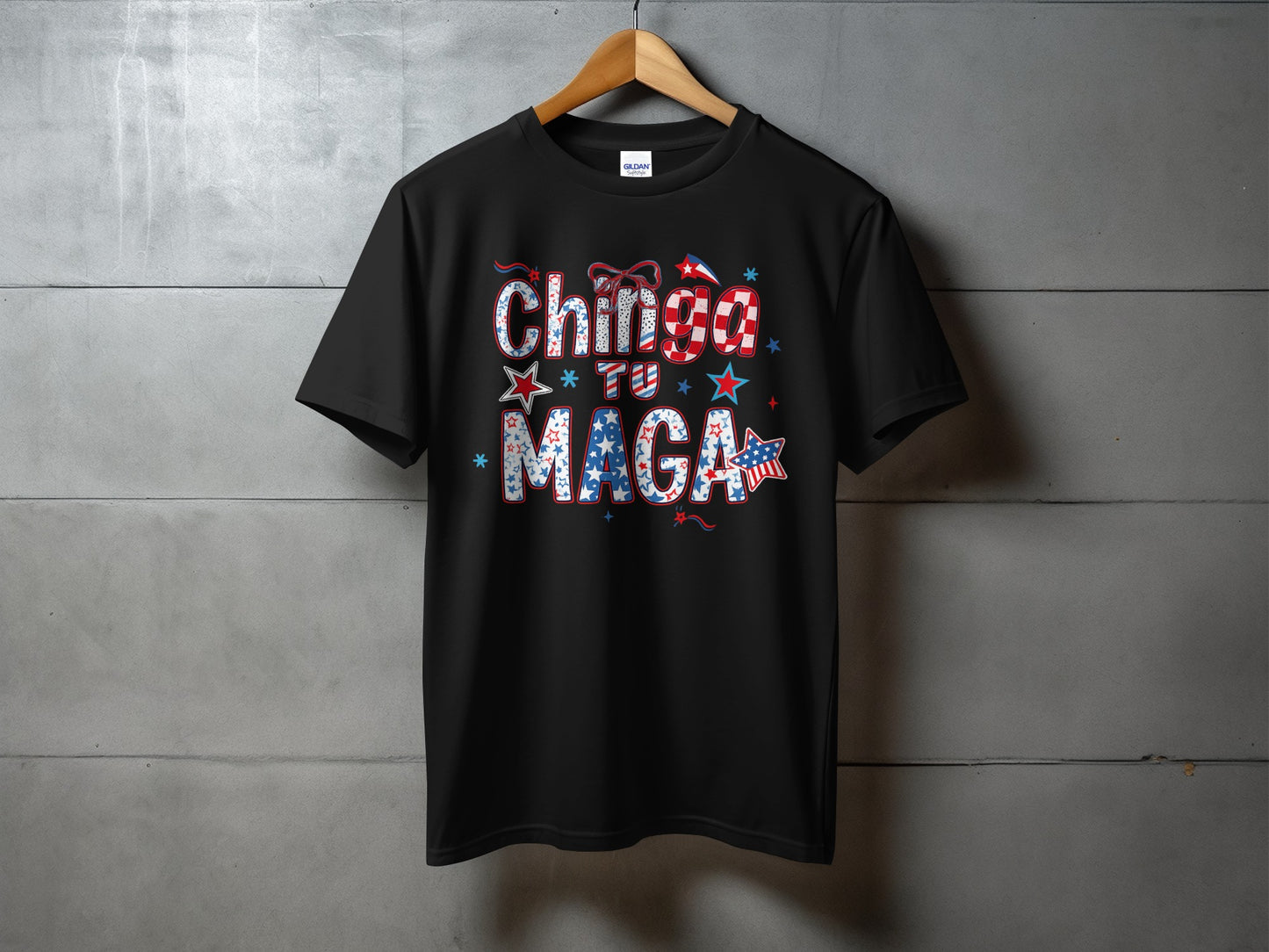 Chinga Tu MAGA Patriotic Graphic T-Shirt product type