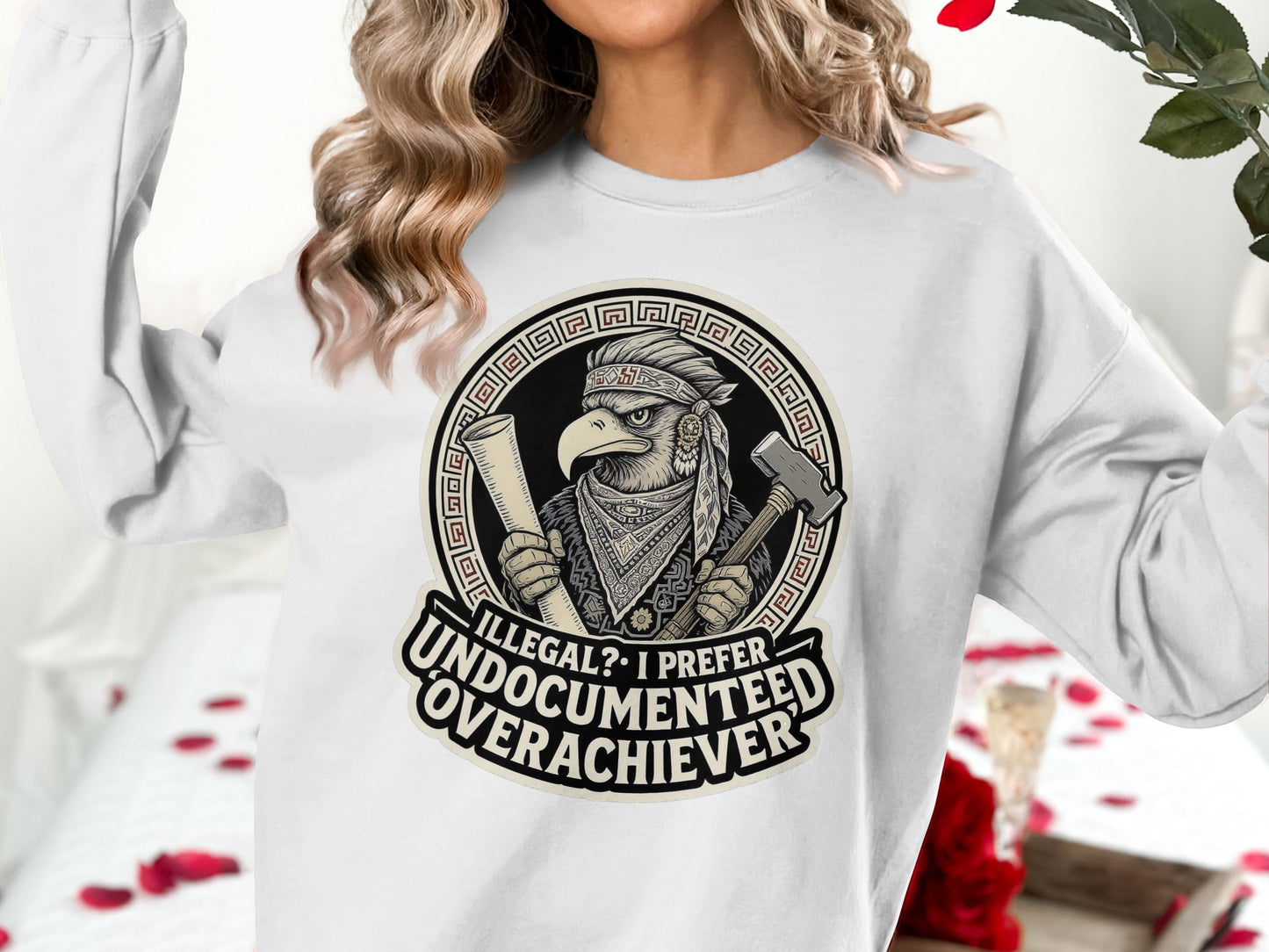 Undocumented Overachiever Graphic Sweatshirt product