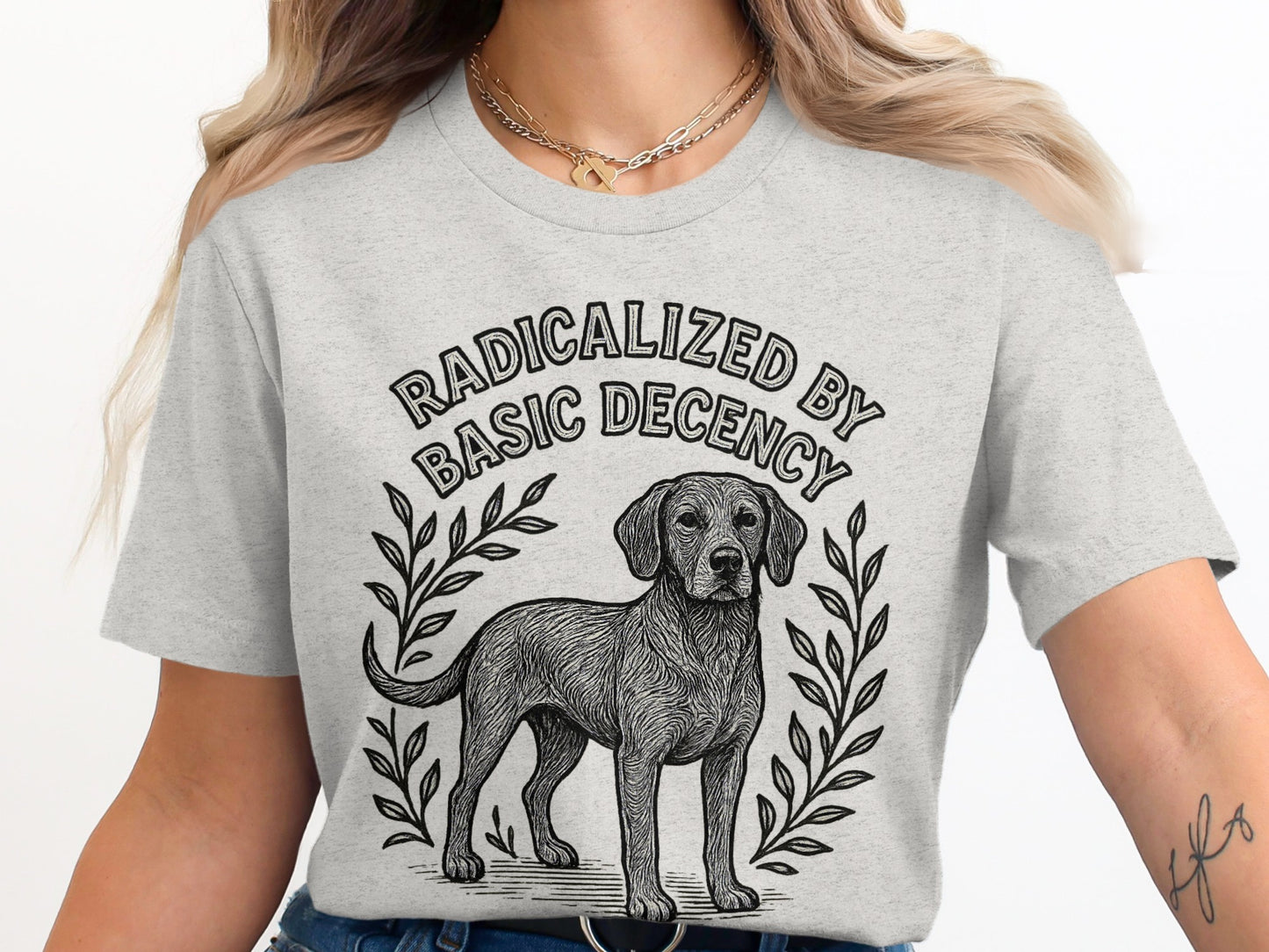 Radicalized By Basic Decency Graphic T-shirt product type
