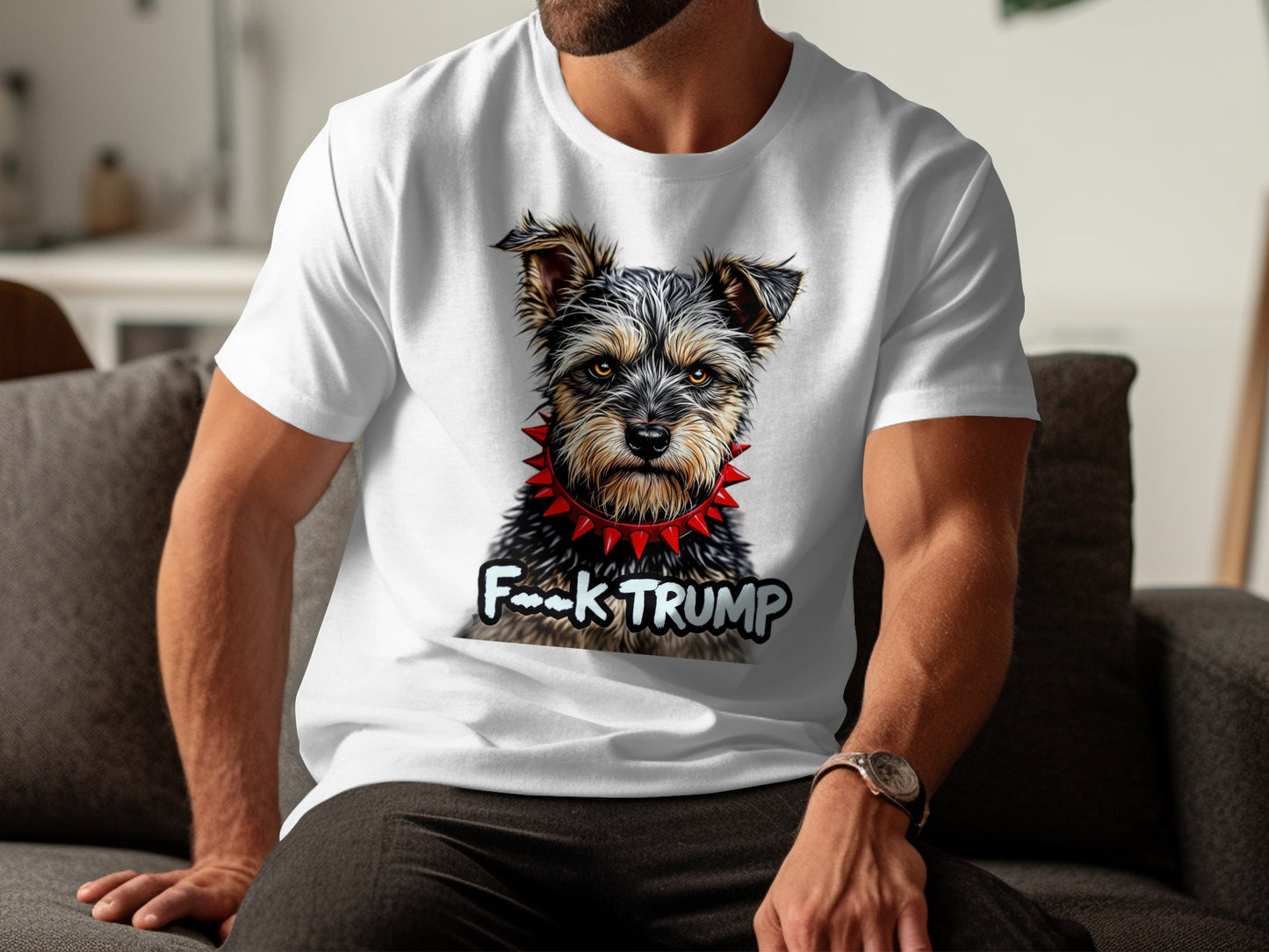 F K Trump Dog Graphic Humor Statement Shirt product