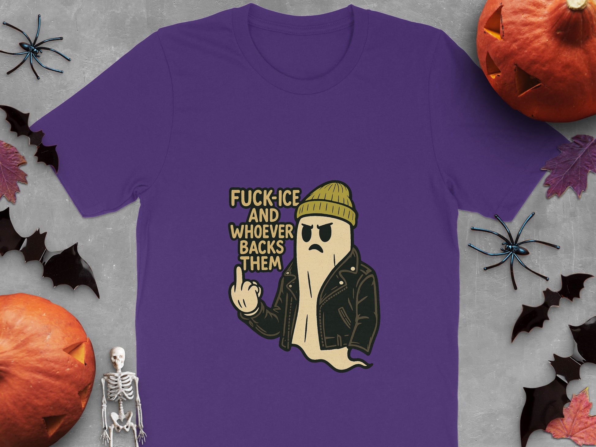 Edgy Ghost Design Displaying Bold Statement Shirt product