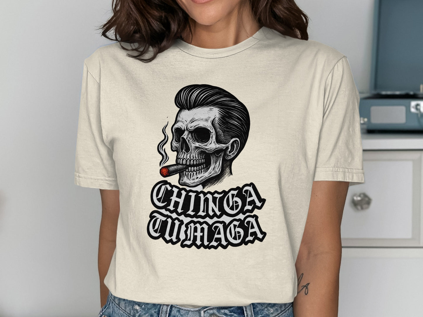 Chinga Tu Maga Shirt Unique Graphic Tee product