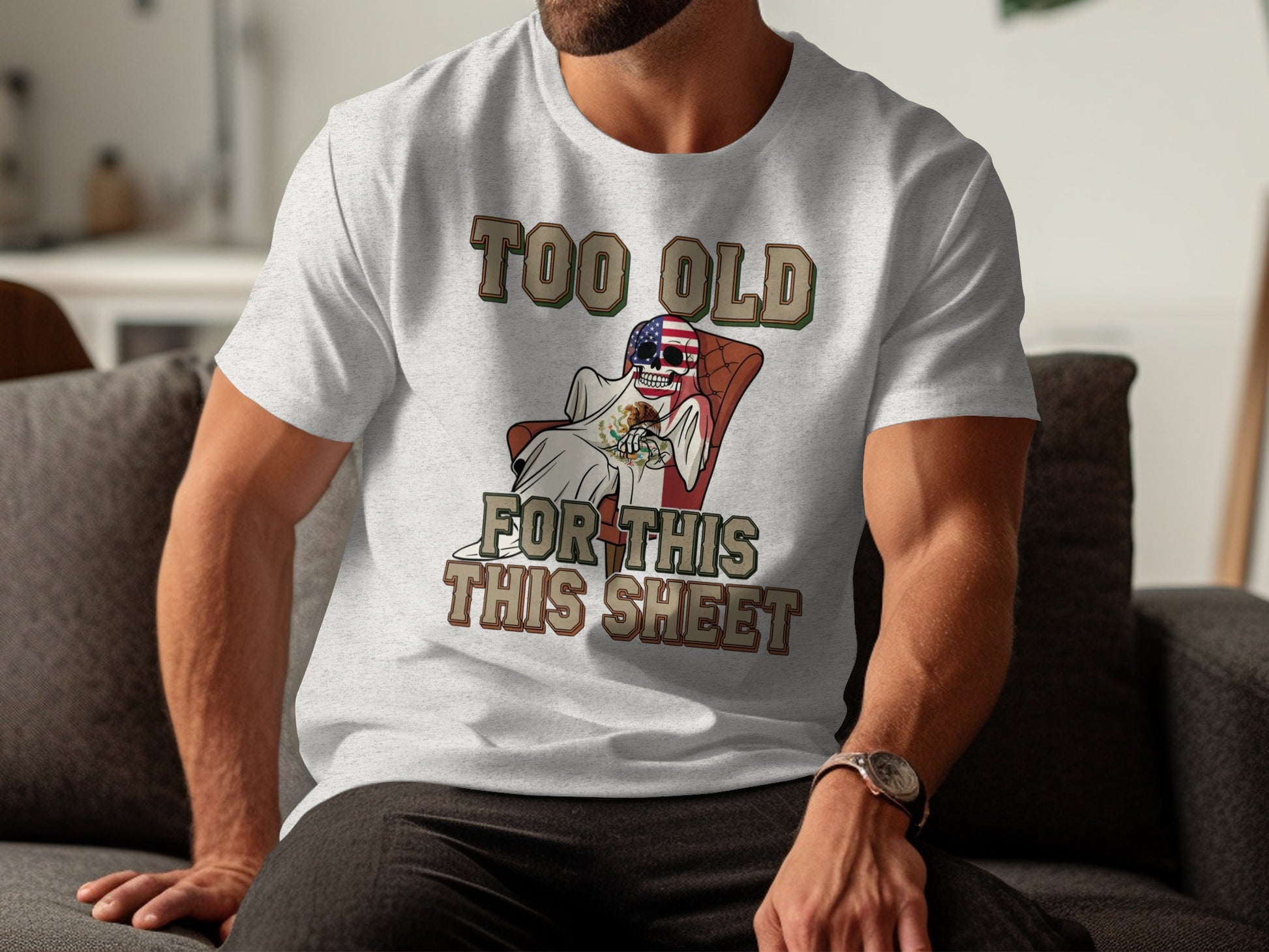 Too Old For This This Sheet Graphic T-Shirt product type