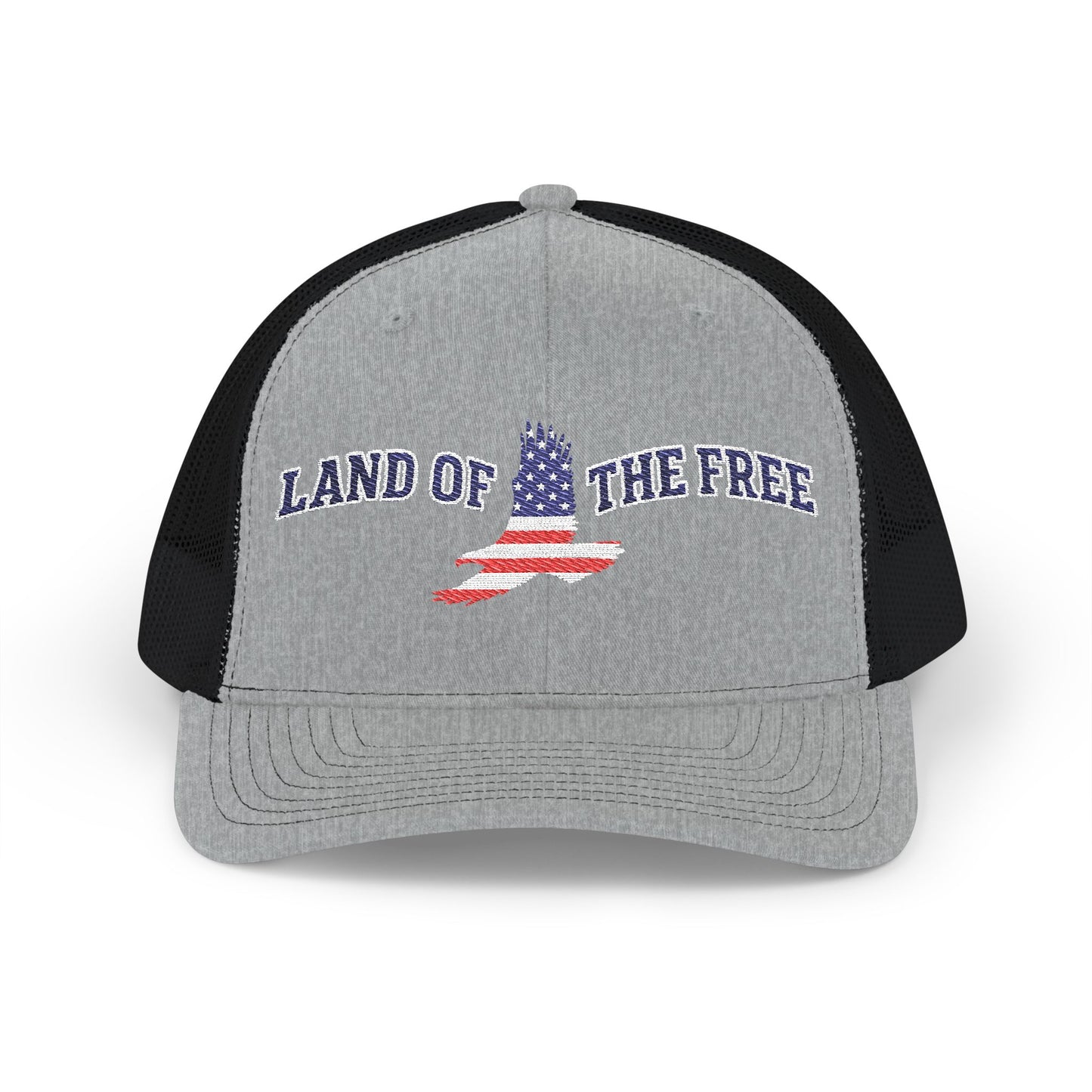 4th of JULY Patriotic Snapback Trucker Cap, Land of the Free Hat, Embroidered Cap for Independence Day, Casual Wear, Outdoor Activities
