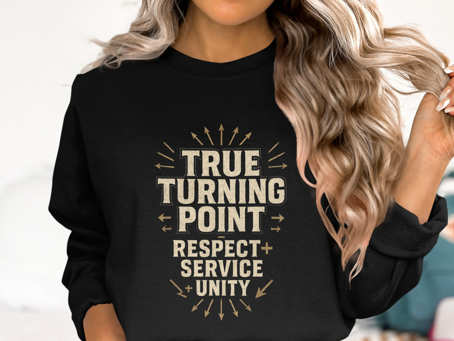 True Turning Point Respect Service Unity sweatshirt product