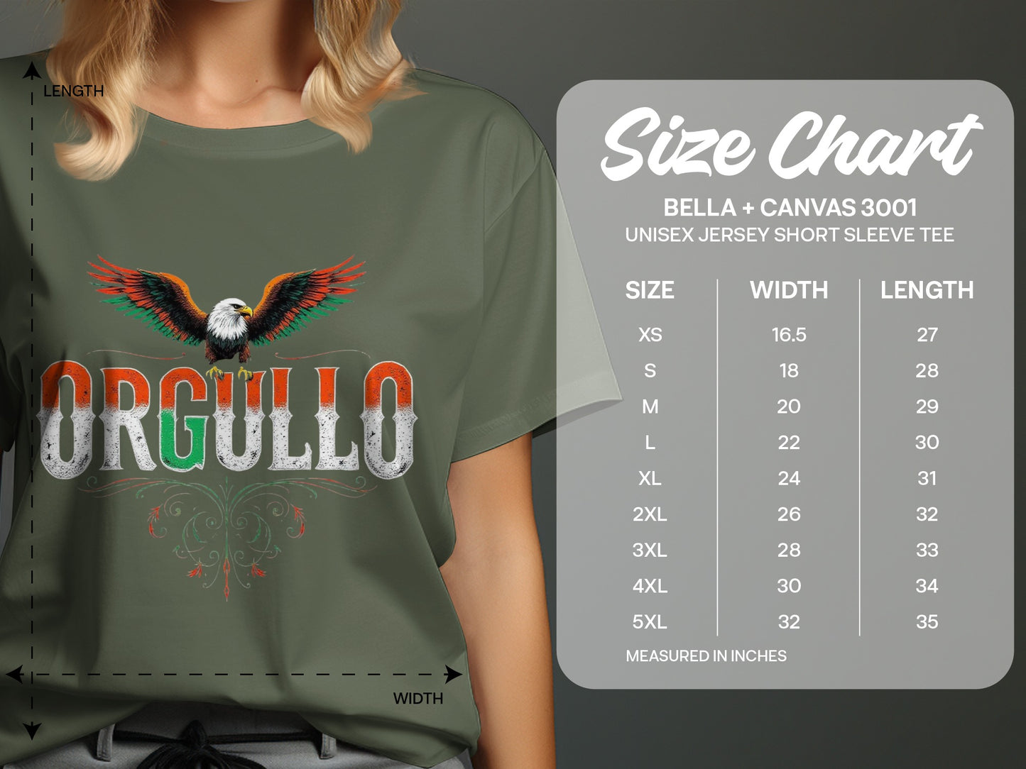 Orgullo Eagle Printed Unisex Short Sleeve Tee product