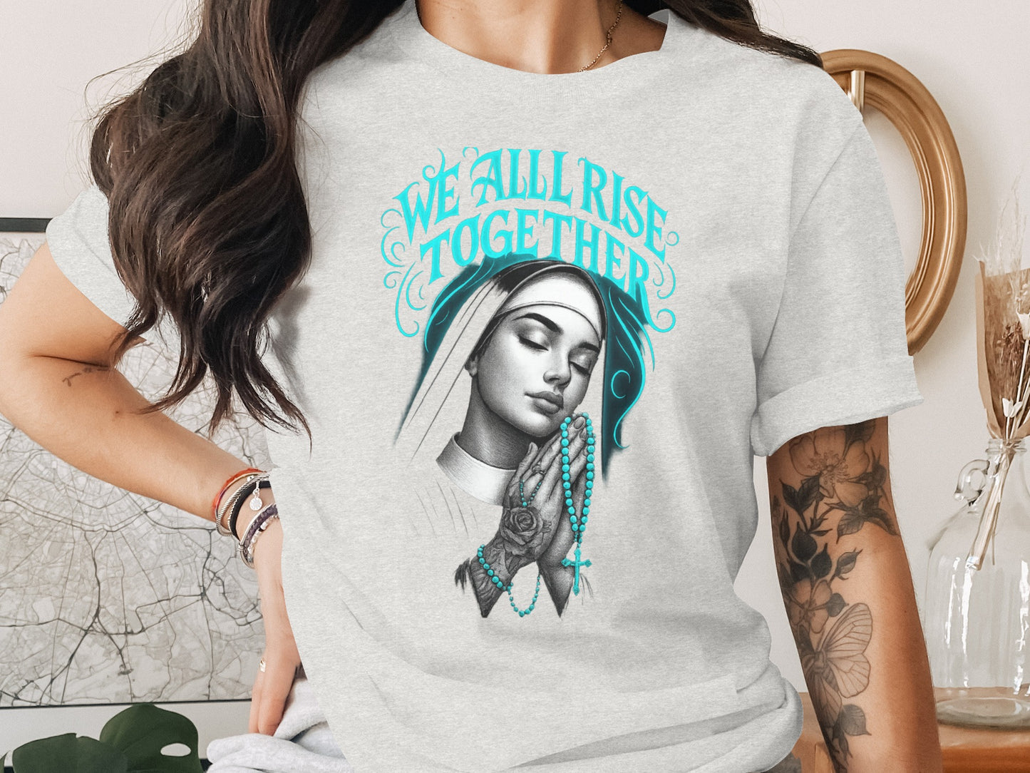 Inspirational We All Rise Together T-shirt product type