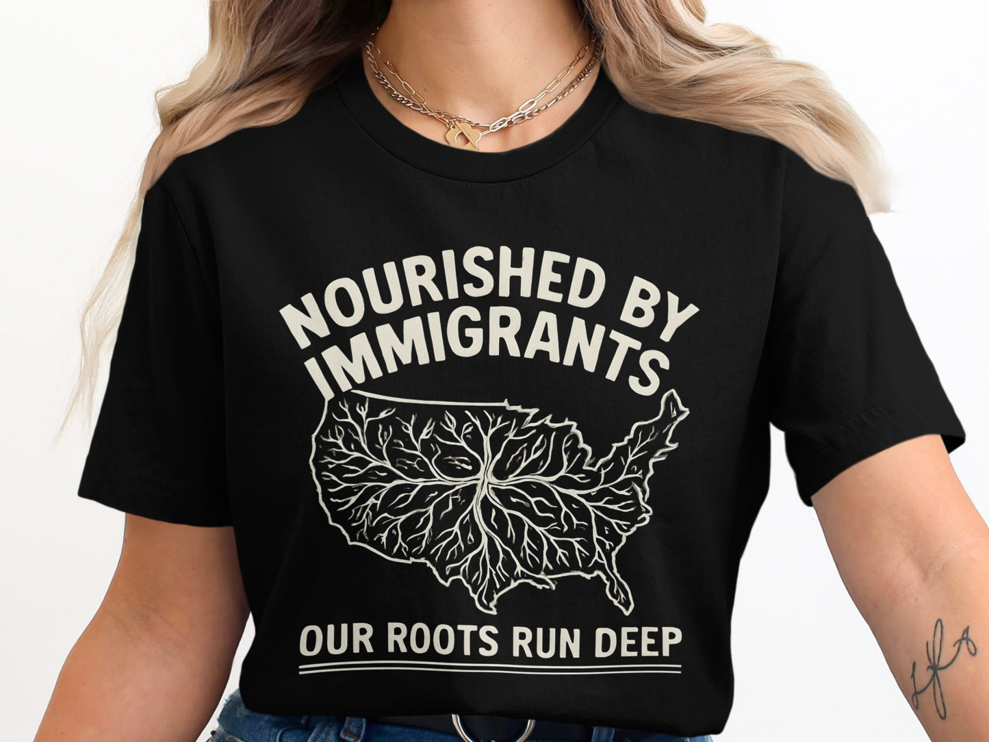 Nourished By Immigrants Our Roots Run Deep product type