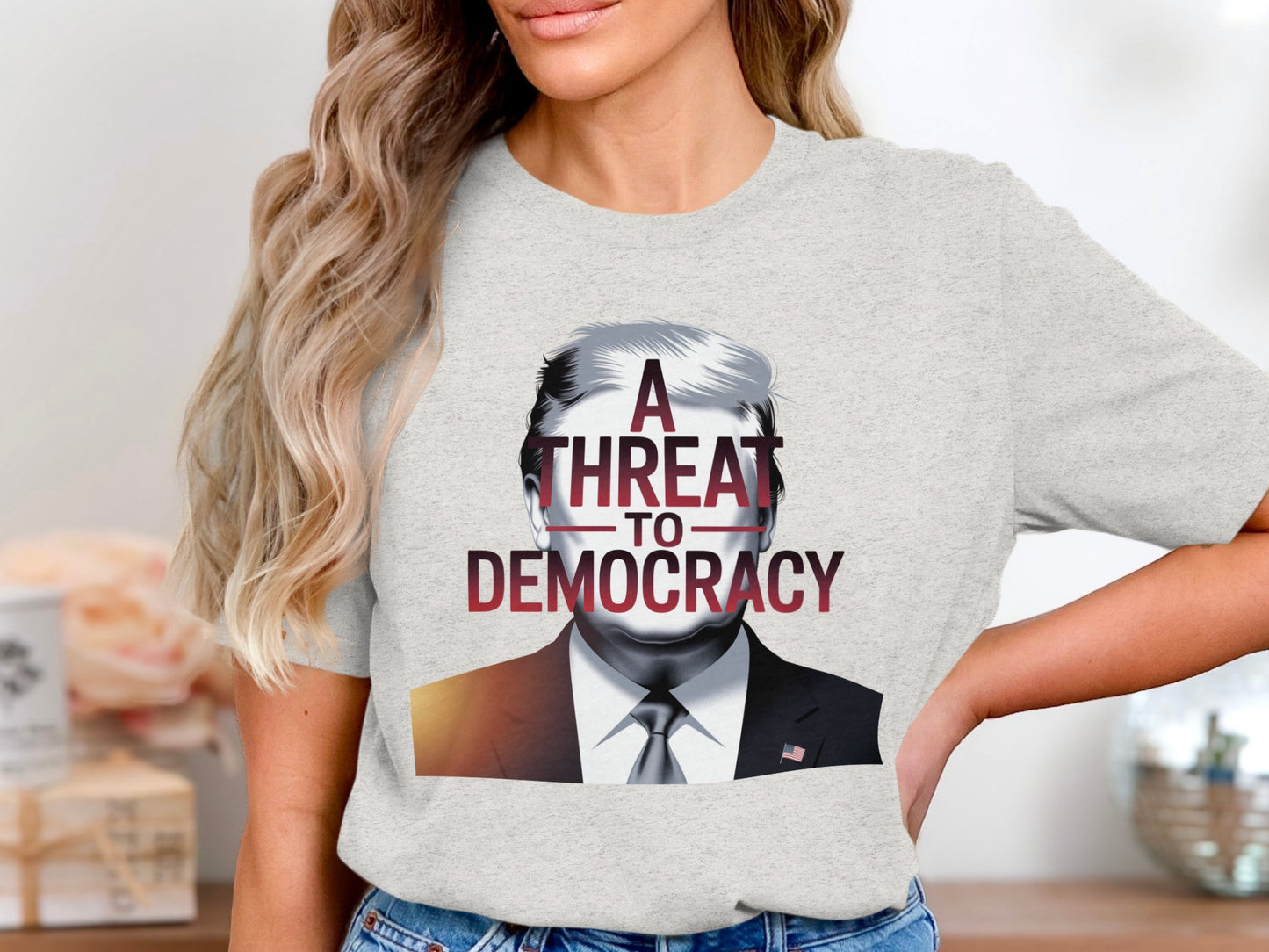 A Threat To Democracy Graphic T-shirt product
