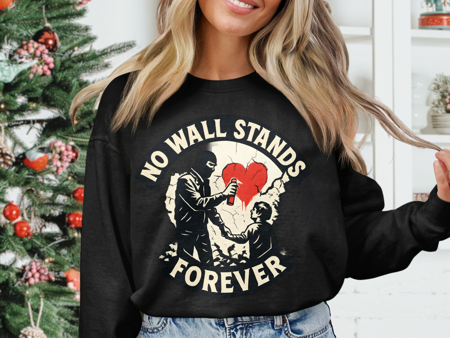 No Wall Stands Forever Graphic Sweatshirt product