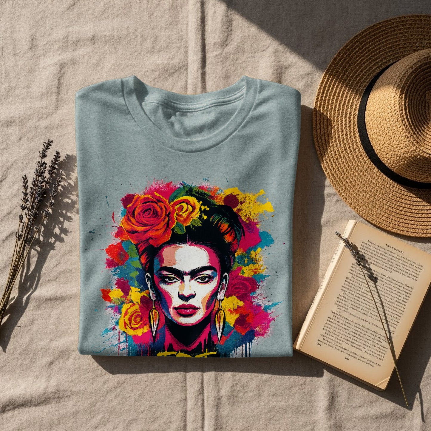 Vibrant Artistic Portrait Graphic T-shirt product type