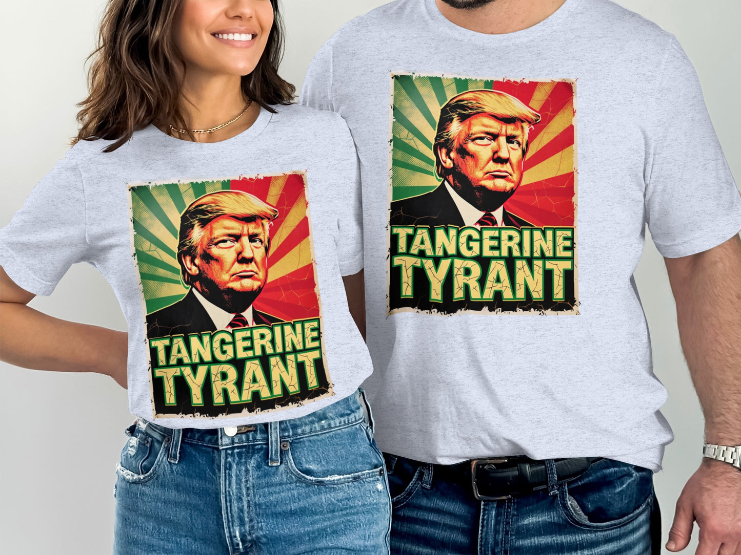 Tangerine Tyrant Graphic Casual T-Shirt product type