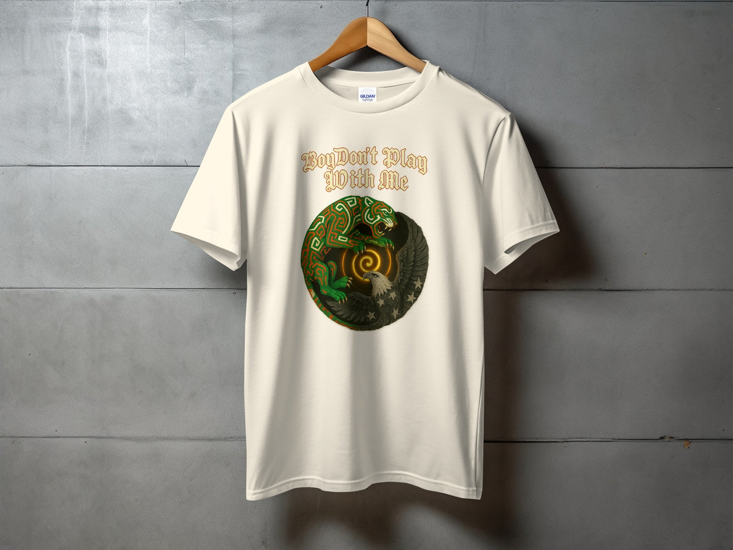 Boy Don't Play With Me Graphic Design T-shirt product type