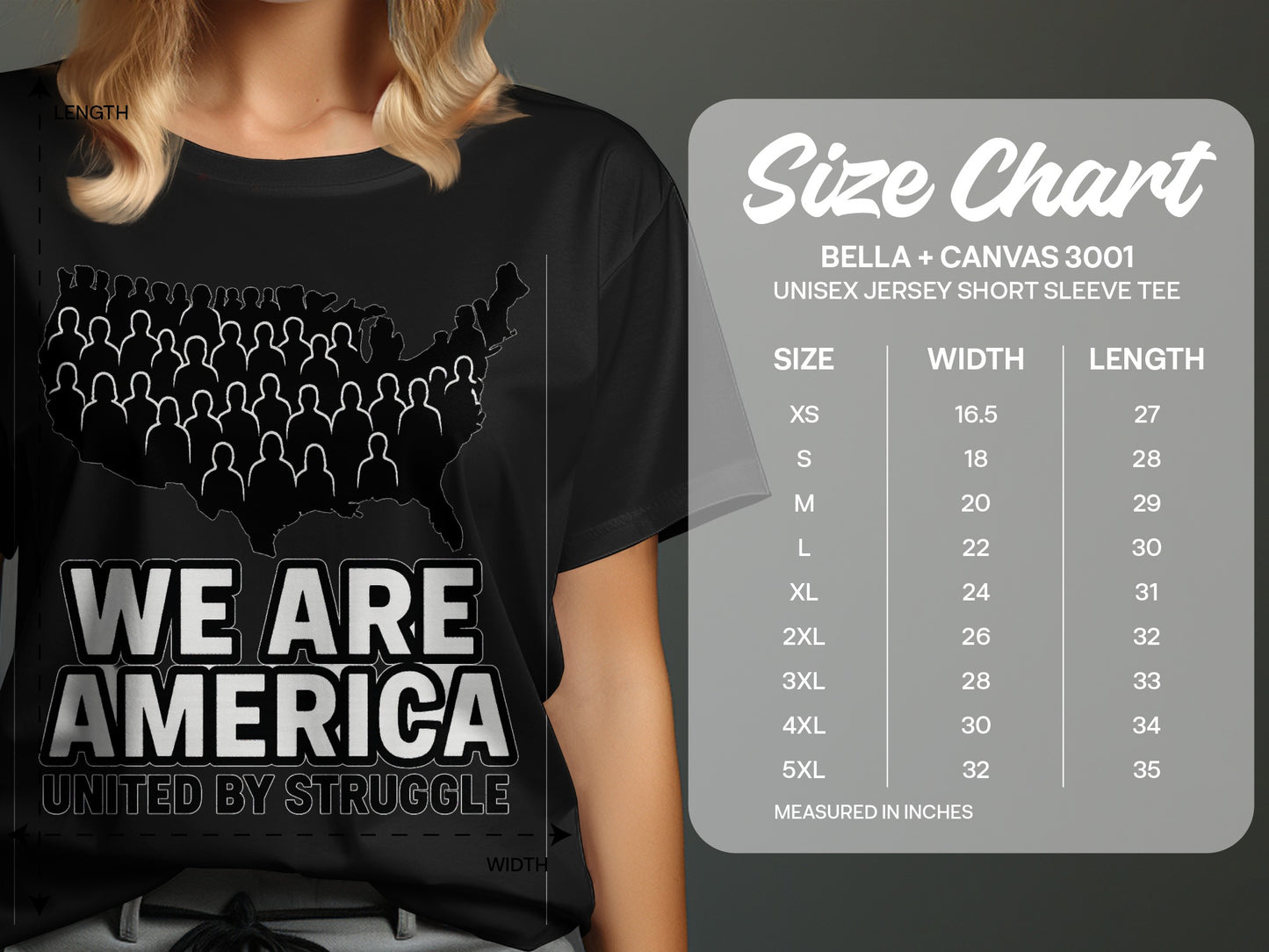 We Are America United By Struggle unisex jersey product