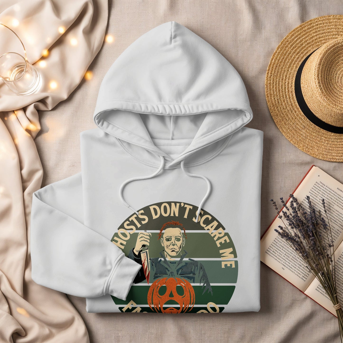 Ghosts Don't Scare Me Halloween Hoodie product type