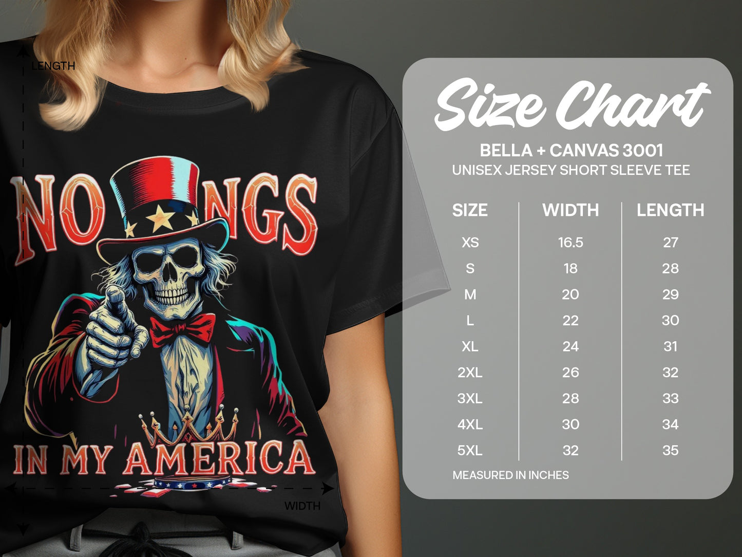 No Kings in My America Graphic T-Shirt product