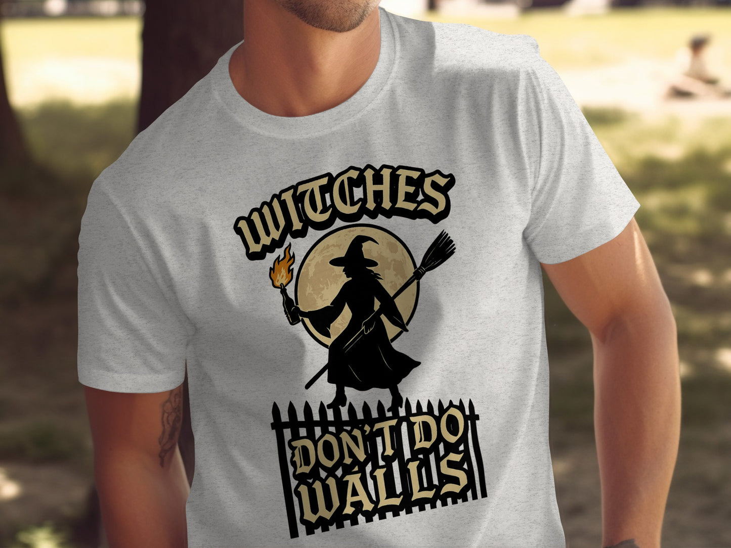 Witches Don't Do Walls Graphic T-Shirt product type