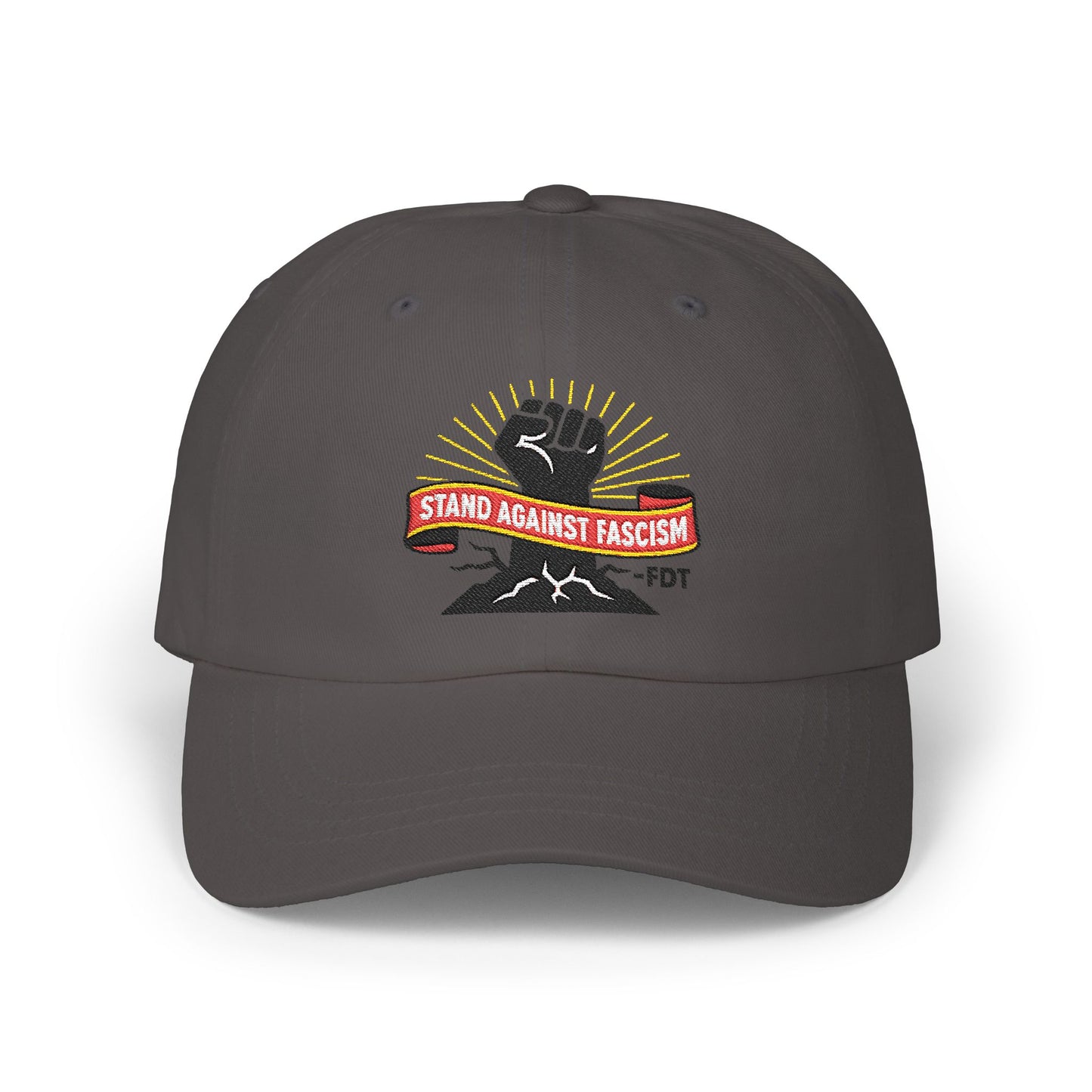 Embroidered Hat Protest No Kings IN America, Resist Anti Fascism Hat