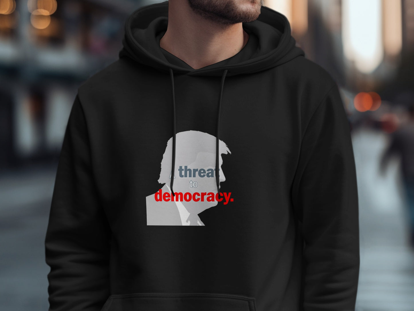 Threat To Democracy Graphic Hoodie product