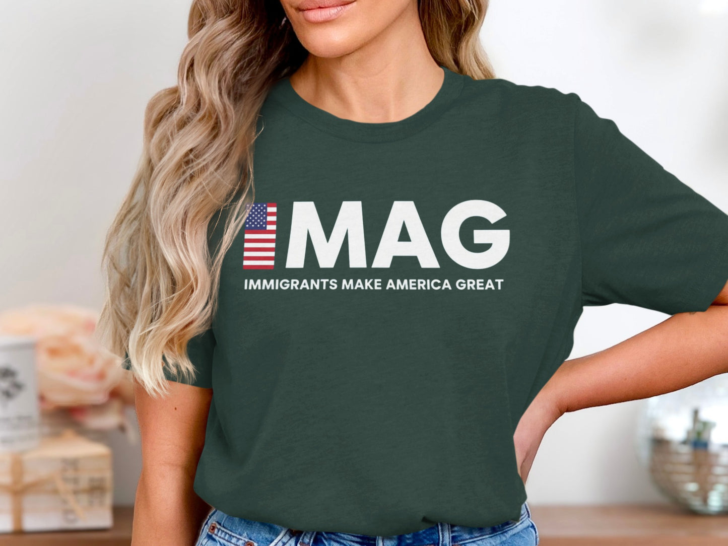 Immigrants Make America Great Graphic T-shirt product