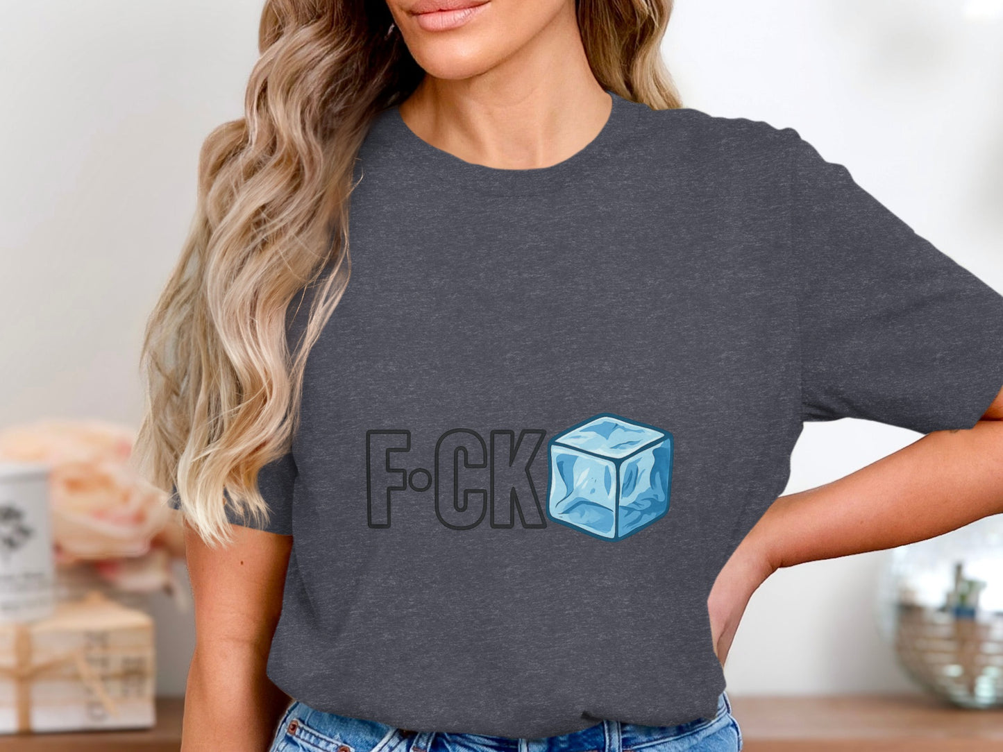 F CK Ice Cube Graphic Novelty Shirt Perfect Humor product