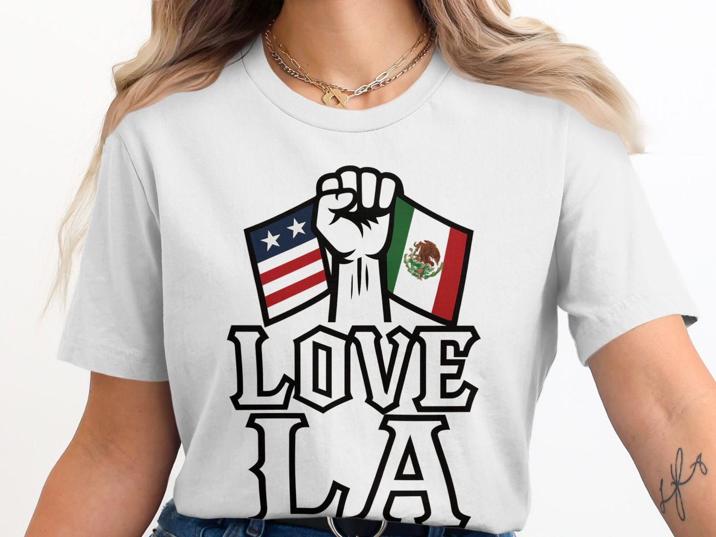 Love LA Graphic Tee with Powerful Symbolism product