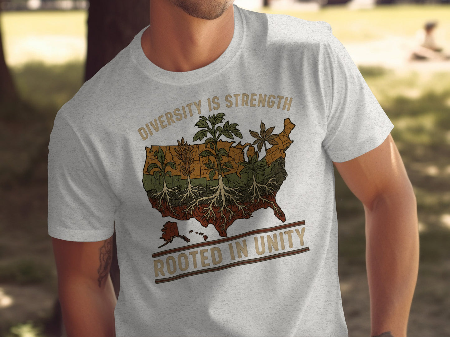 Diversity Is Strength Rooted in Unity T-shirt product