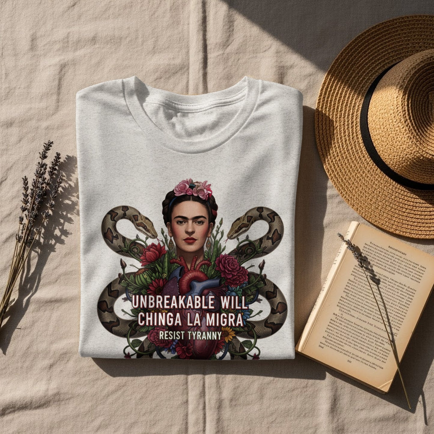 Unbreakable Will Chinga La Migra Resist Tyranny t-shirt product
