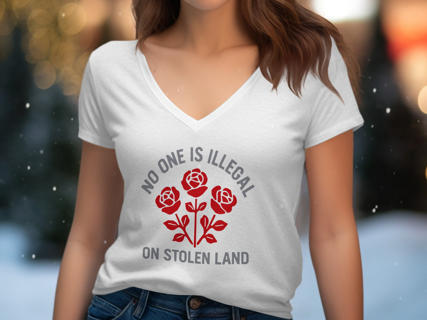 No One Is Illegal On Stolen Land T-shirt product type