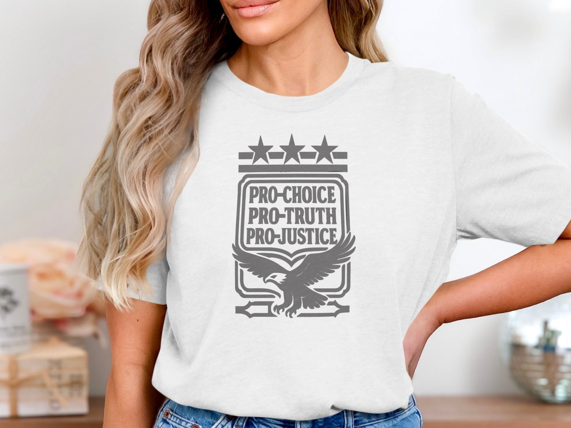 Pro-Choice Pro-Truth Pro-Justice T-shirt product
