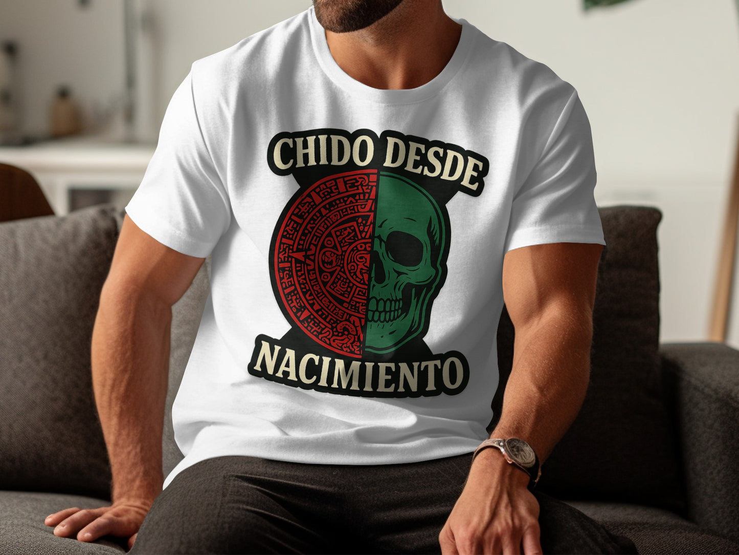 Chido Desde Nacimiento Skull Graphic T-Shirt product