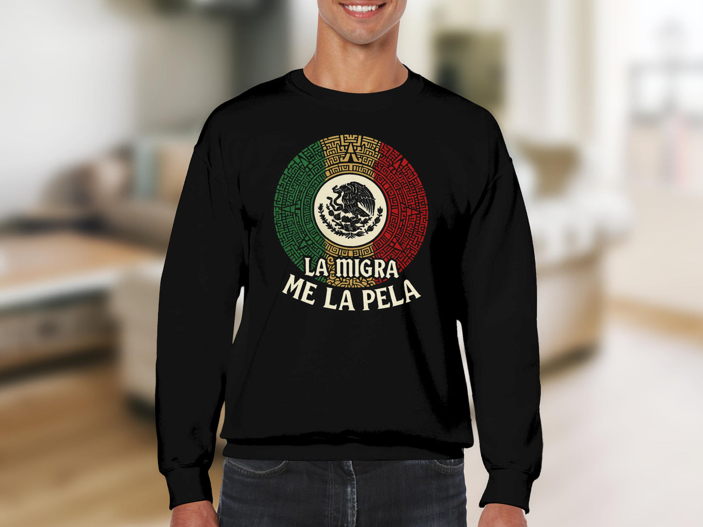 La Migra Me La Pela Graphic Sweatshirt product